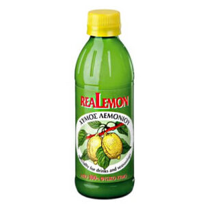 16-024 ΧΥΜΟΣ ΛΕΜΟΝΙΟΥ ΦΥΣΙΚΟΣ REAL LEMON 500 ΜΛ