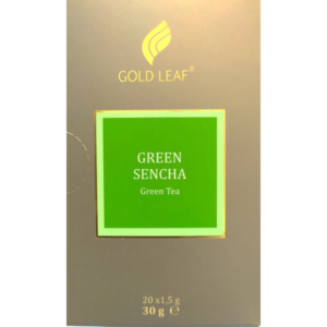11-102 ΤΣΑΙ ΦΑΚΕΛΑΚΙ GOLD LEAF GREEN SENCHA 20*1.5 gr